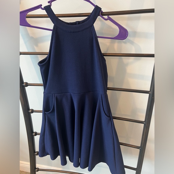 Justice Other - Size 10 Justice blue halter dress